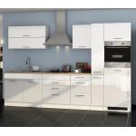 Weiße Held Möbel Mailand Küchenschränke Energieklasse mit Energieklasse E Breite 300-350cm, Höhe 200-250cm, Tiefe 50-100cm 