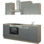 Cremefarbene Höffner Küchenmöbel Breite 200-250cm 