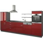 Rote Höffner Küchenmöbel Breite 300-350cm 
