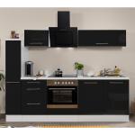 Schwarze Respekta Küchenmöbel aus MDF Energieklasse mit Energieklasse B Breite 200-250cm, Höhe 200-250cm, Tiefe 50-100cm 