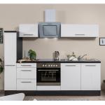 Weiße Respekta Küchenmöbel aus MDF Energieklasse mit Energieklasse B Breite 200-250cm, Höhe 200-250cm, Tiefe 50-100cm 