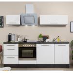 Weiße Respekta Küchenmöbel aus MDF Energieklasse mit Energieklasse E Breite 200-250cm, Höhe 200-250cm, Tiefe 50-100cm 