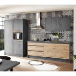 Reduzierte Graue Ridgevalley Küchenmöbel aus MDF Energieklasse mit Energieklasse F Breite 300-350cm, Höhe 200-250cm, Tiefe 50-100cm 