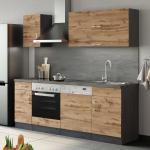 Braune Held Möbel Küchenmöbel aus MDF Energieklasse mit Energieklasse E Breite 200-250cm, Höhe 200-250cm, Tiefe 50-100cm 