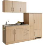 Braune Held Möbel Küchenmöbel aus MDF Breite 200-250cm, Höhe 200-250cm, Tiefe 50-100cm 