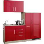 Rote Held Möbel Küchenmöbel aus MDF Energieklasse mit Energieklasse E Breite 150-200cm, Höhe 200-250cm, Tiefe 50-100cm 