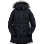 Reduzierte Wasserdichte Jacken mit Fellkapuze aus Nylon mit Kapuze für Damen Größe M für den für den Winter 