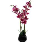 Schwarze Künstliche Orchideen 