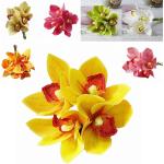 Hellrosa Künstliche Orchideen aus Kunststoff 