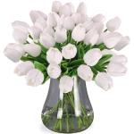 Weiße Künstliche Tulpen 30-teilig Ostern 