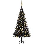 Schwarze 180 cm Künstliche Weihnachtsbäume 