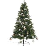 Reduzierte Hellbraune 150 cm Runde Künstliche Weihnachtsbäume aus Kunststoff 