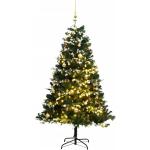 Weiße Moderne 210 cm LED-Weihnachtsbäume klappbar 