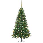 Grüne 150 cm vidaXL Runde LED-Weihnachtsbäume 