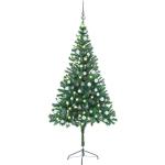 Grüne 180 cm vidaXL LED-Weihnachtsbäume Glänzende aus Kunststoff 