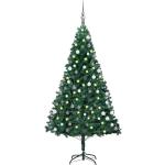 Grüne 150 cm vidaXL LED-Weihnachtsbäume glänzend 