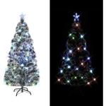 Reduzierte Grüne Moderne LED-Weihnachtsbäume aus Glasfaser 