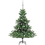 Grüne 120 cm vidaXL LED-Weihnachtsbäume aus Stahl 