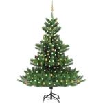 Grüne 240 cm vidaXL Quadratische LED-Weihnachtsbäume aus Stahl 