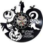 Schallplattenuhren mit Halloween-Motiv für Kinder 
