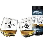 Reduzierte Braune Maritime Whiskygläser 200 ml aus Glas spülmaschinenfest 1-teilig 