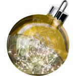 Goldene Sterne Sompex LED Lichterketten mit Ornament-Motiv 