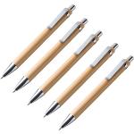 Kugelschreiber aus Bambus 5-teilig 