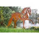 70 cm kuheiga Tierfiguren für den Garten mit Tiermotiv aus Edelrost 