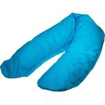 Blaue Stillkissen & Schwangerschaftskissen aus Polystyrol maschinenwaschbar 