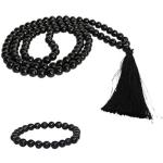 Schwarze Rosenkränze & Gebetsketten aus Kristall für Damen 
