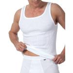 Weiße KUMPF Feinripp-Unterhemden aus Baumwolle für Herren Größe M 3-teilig 