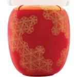 Rote Moderne Runde Designer Tischlampen aus Keramik E27 