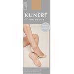 Weiße Kunert Velvet Ballerina-Socken aus Samt für Damen Größe 37 3-teilig 