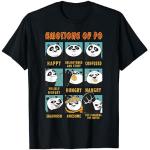 Kung Fu Panda Emotions Of Po Portrait Grid T-Shirt