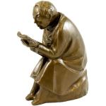 Kunst & Ambiente - Der Buchleser (1936) - Ernst Barlach Skulptur - Echte Bronze signiert - Bronzefigur Güstrow - Deko Figuren - Edel Statue