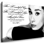 fotoleinwand24 Audrey Hepburn Digitaldrucke 
