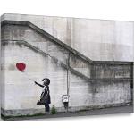 Banksy Nachhaltige Leinwanddrucke mit Köln-Motiv 30x40 