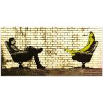 Moderne Banksy Nachhaltige Leinwanddrucke 50x100 