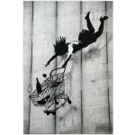 Moderne Banksy Nachhaltige Leinwanddrucke 70x100 