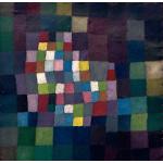 Kunstdruck/Poster: Paul Klee Abstract mit Bezug auf einen blühenden Baum - hochwertiger Druck, Bild, Kunstposter, 40x40 cm