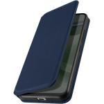 Dunkelblaue Samsung Galaxy S21 5G Hüllen Art: Flip Cases aus Kunstleder 