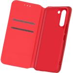 Rote Samsung Galaxy S21 5G Hüllen Art: Flip Cases aus Kunstleder 