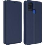 Dunkelblaue Samsung Galaxy A21s Cases Art: Flip Cases aus Kunstleder 