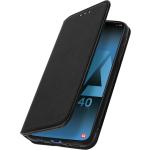 Schwarze Samsung Galaxy A40 Hüllen Art: Flip Cases aus Kunstleder 