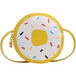 Kleine Umhängetaschen mit Donut-Motiv aus Kunstleder für Mädchen mini 