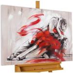 Rote Kunstloft Ölgemälde & Ölbilder Querformat 