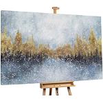 KunstLoft® XXL Gemälde 'Leuchtender Herbstwald' 180x120cm handgemalt Leinwand