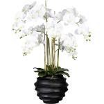 Schwarze Künstliche Orchideen aus Kunststoff 