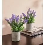 Lavendelfarbene Guido Maria Kretschmer Home & living Kunstblumen im Topf 2-teilig 