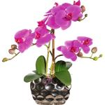 Lila Künstliche Orchideen 
